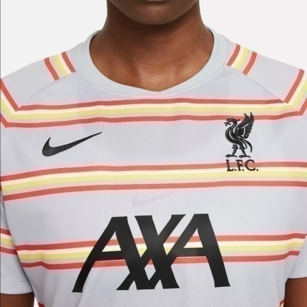 Nike Liverpool FC L.F.C. Pre-Match Soccer Training Shirt DB7627-017 Women's Med